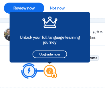A Busuu free lesson