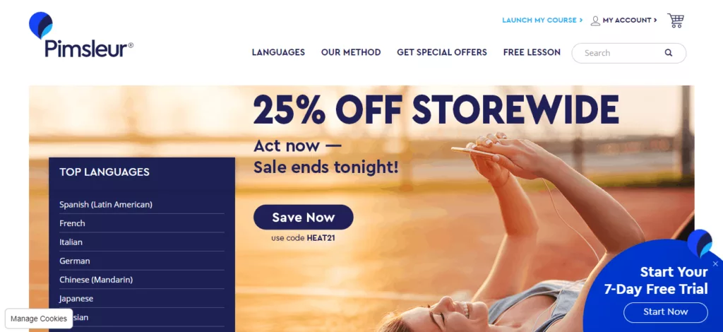 pimsleur homepage