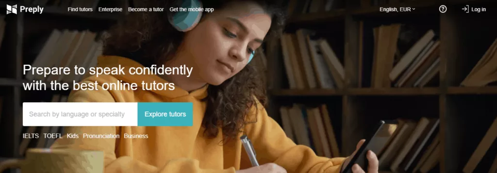 preply homepage