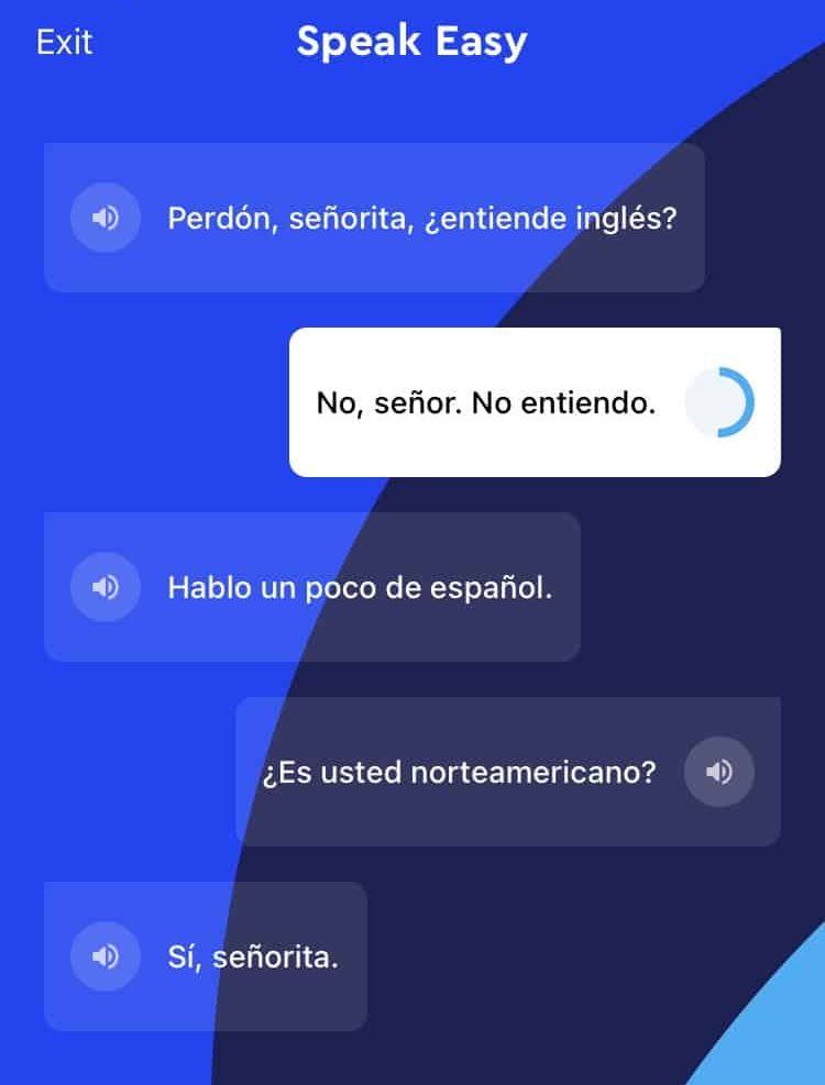 Pimsleur Speak Easy Screenshot