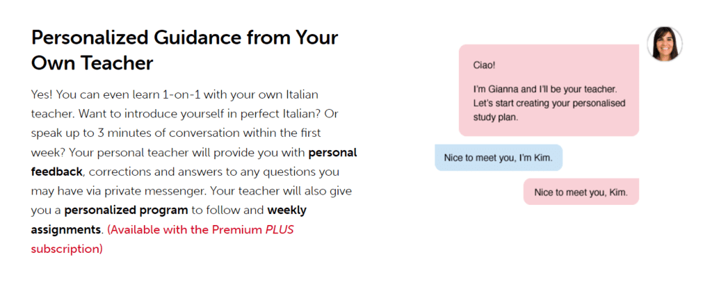 italianpod101 teacher