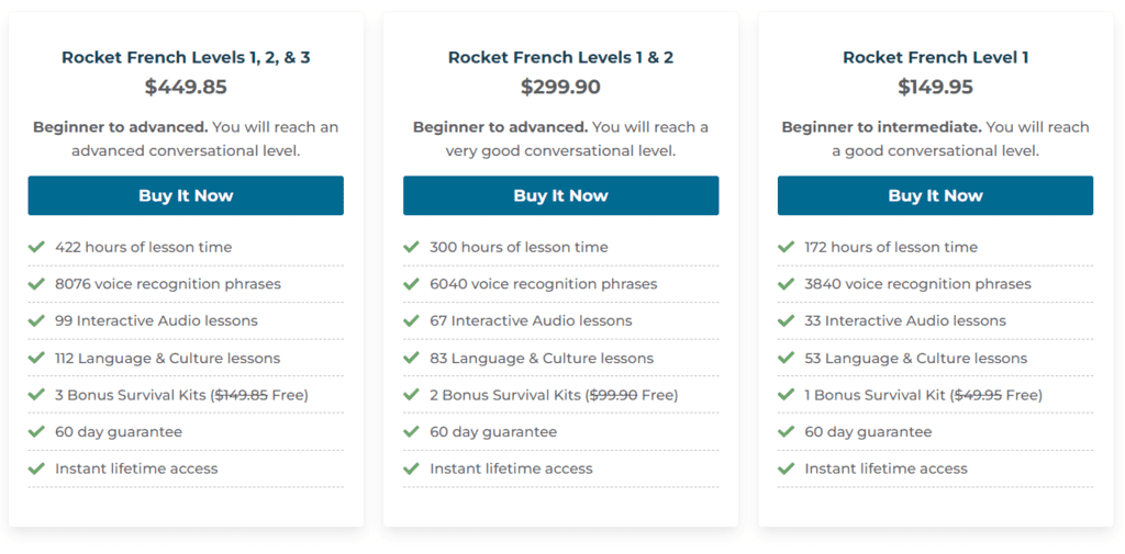 rocket french price