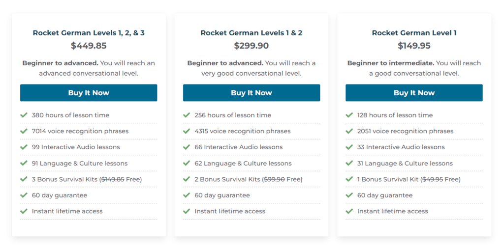 rocket german price