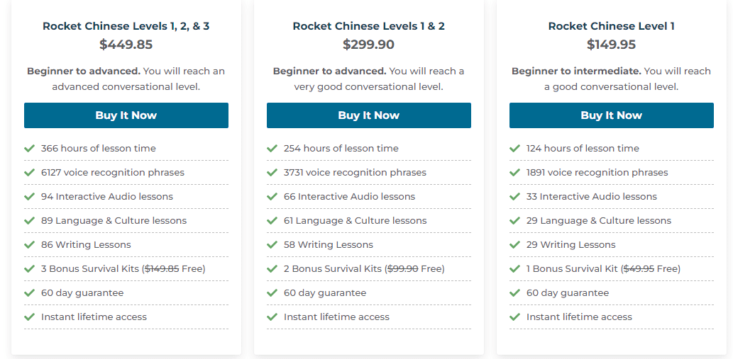 rocket chinese price