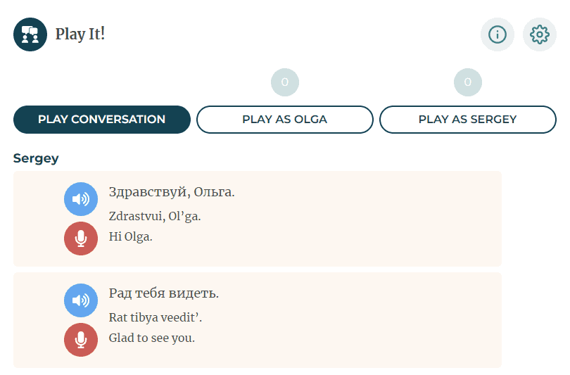 Rocket Russian dialogue