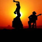 flamenco dancer and guitar player