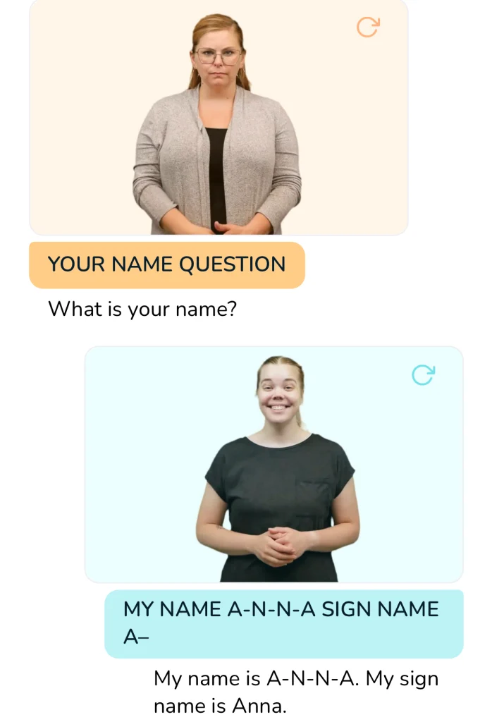 asl bloom conversation lesson