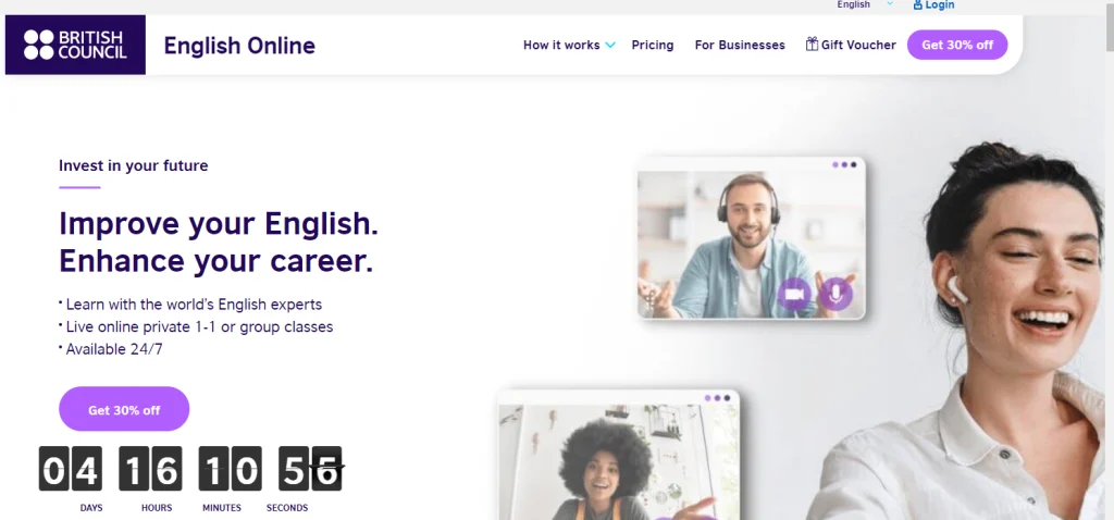 british council english online homepage