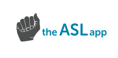 the asl app homepage
