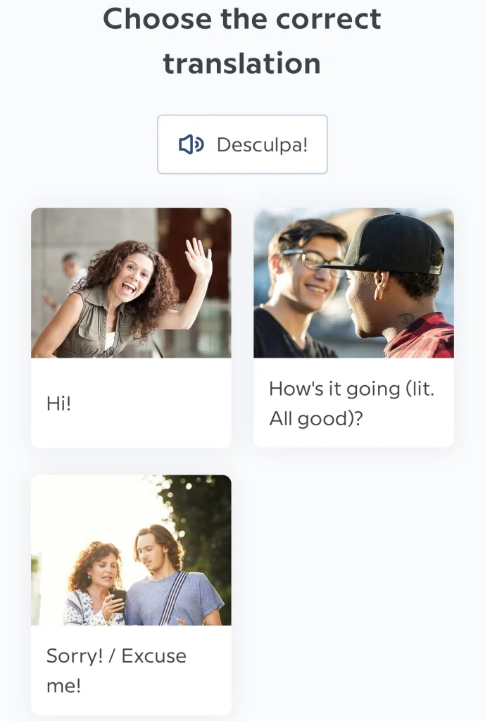 babbel portuguese lesson