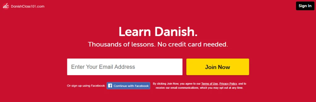 danishclass101 homepage