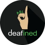 ASL Deafined logo