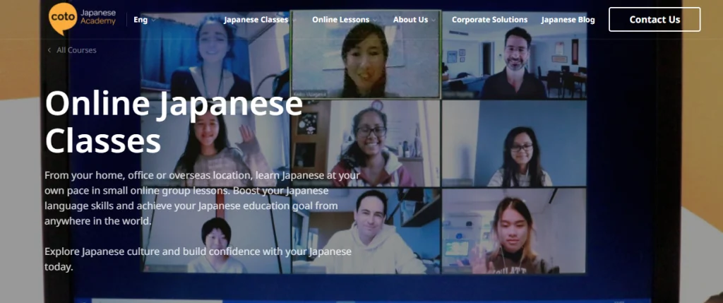Coto homepage
