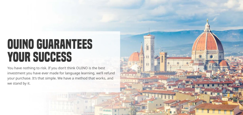 Ouino Languages Italian Homepage