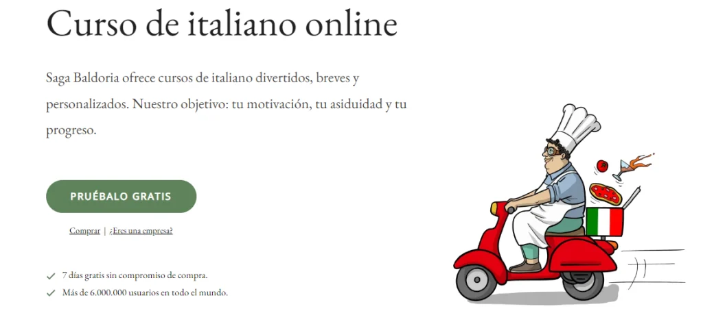 Saga Baldoria Homepage