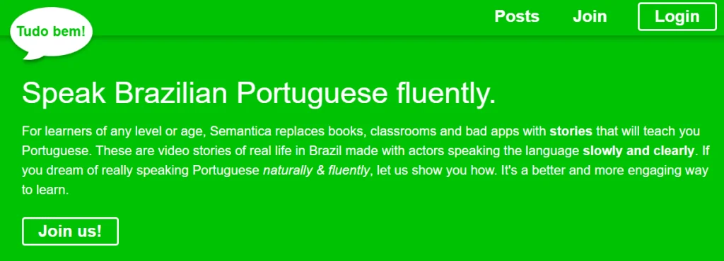 Semantica Portuguese home