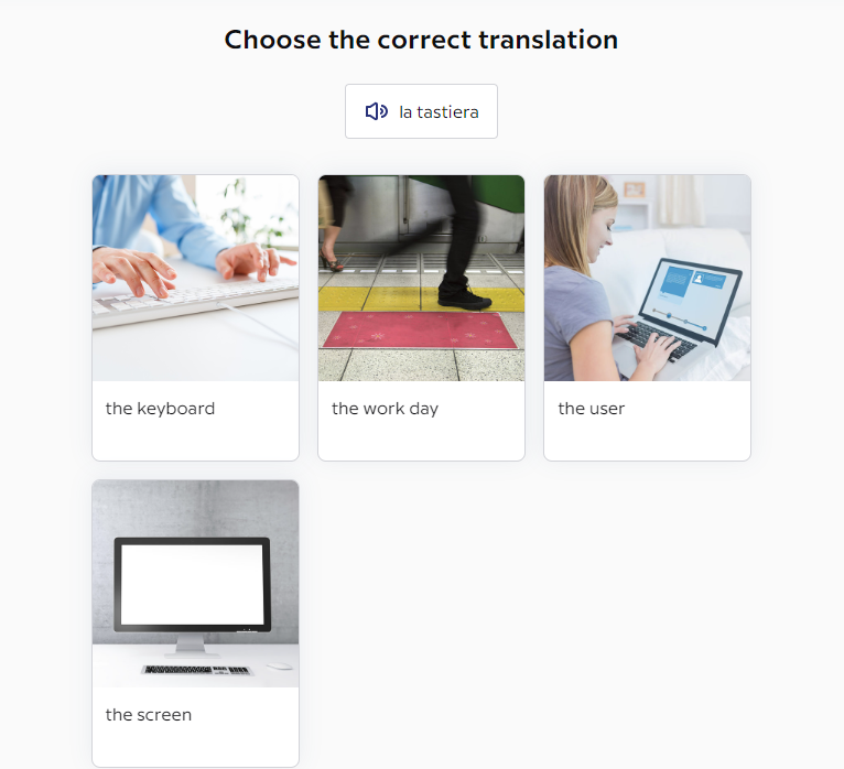 Babbel vocabulary