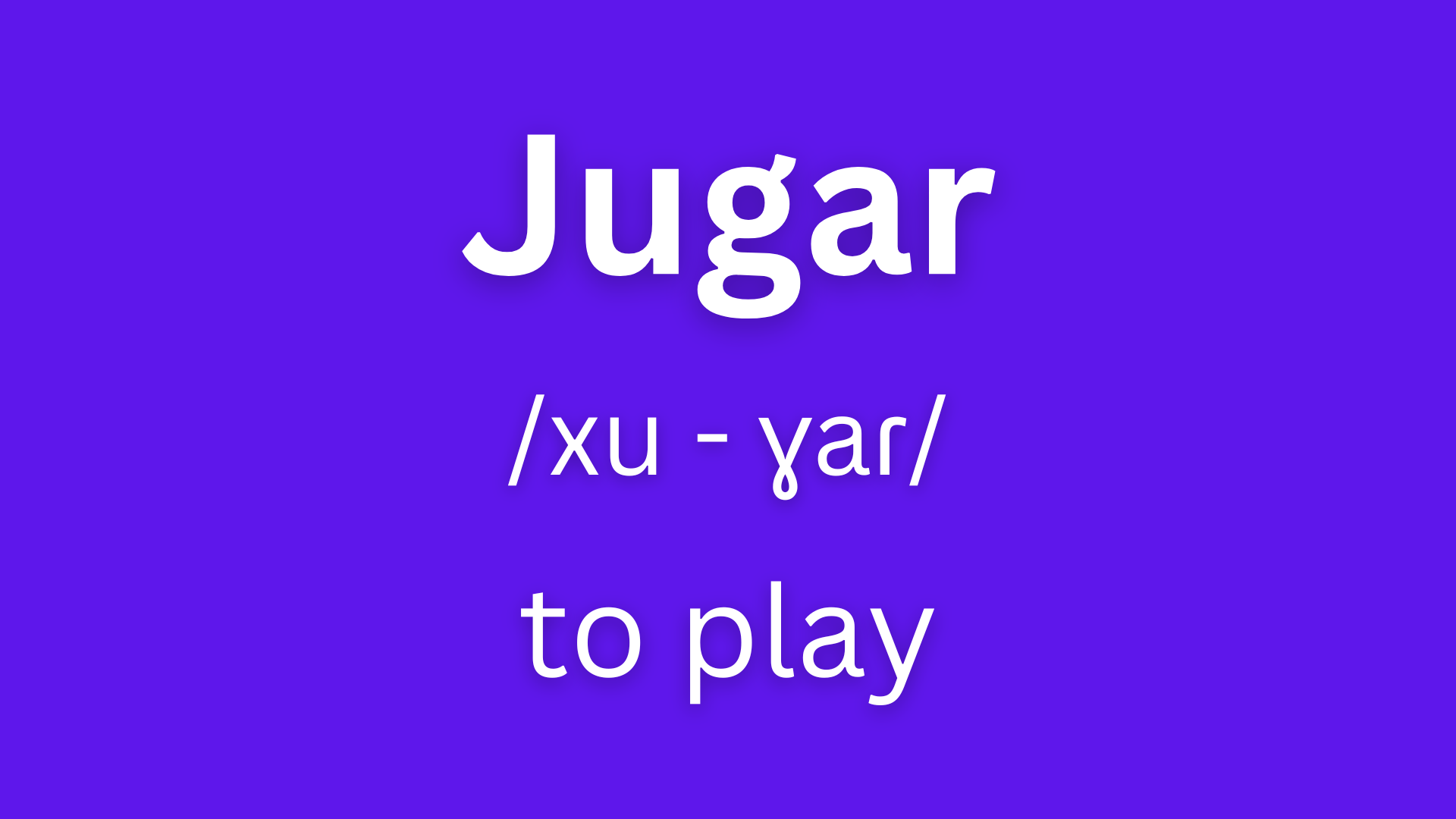 jugar