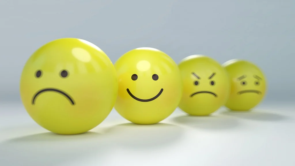 Different emotions