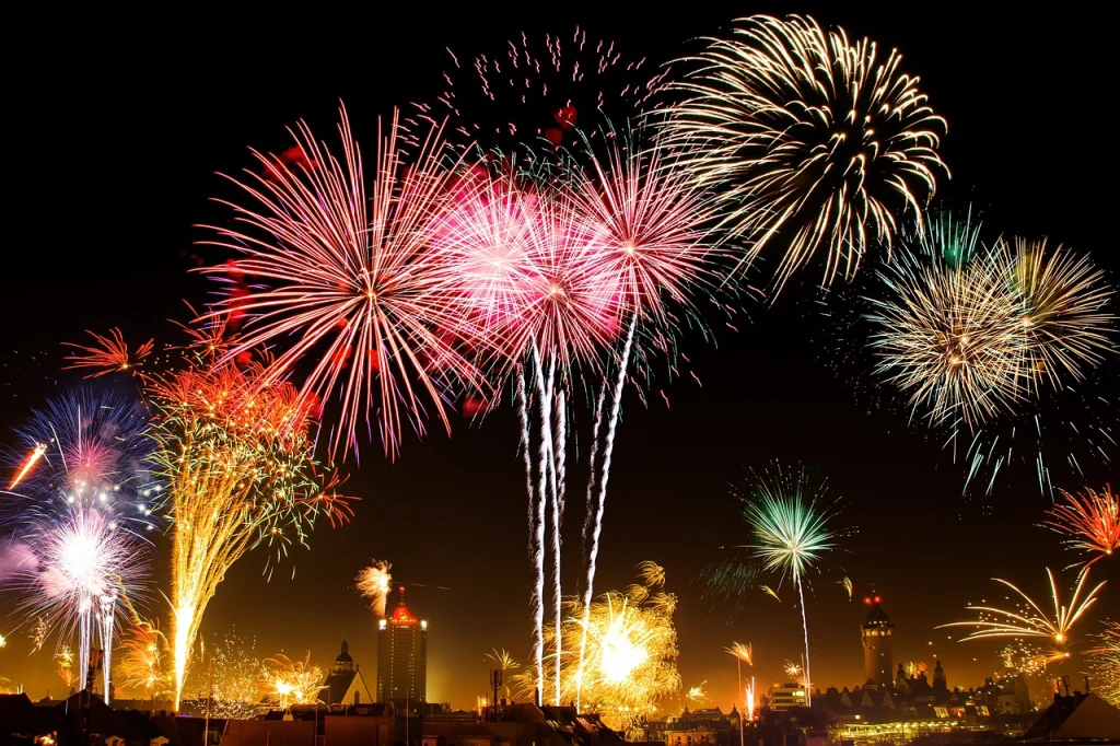 New Years fireworks