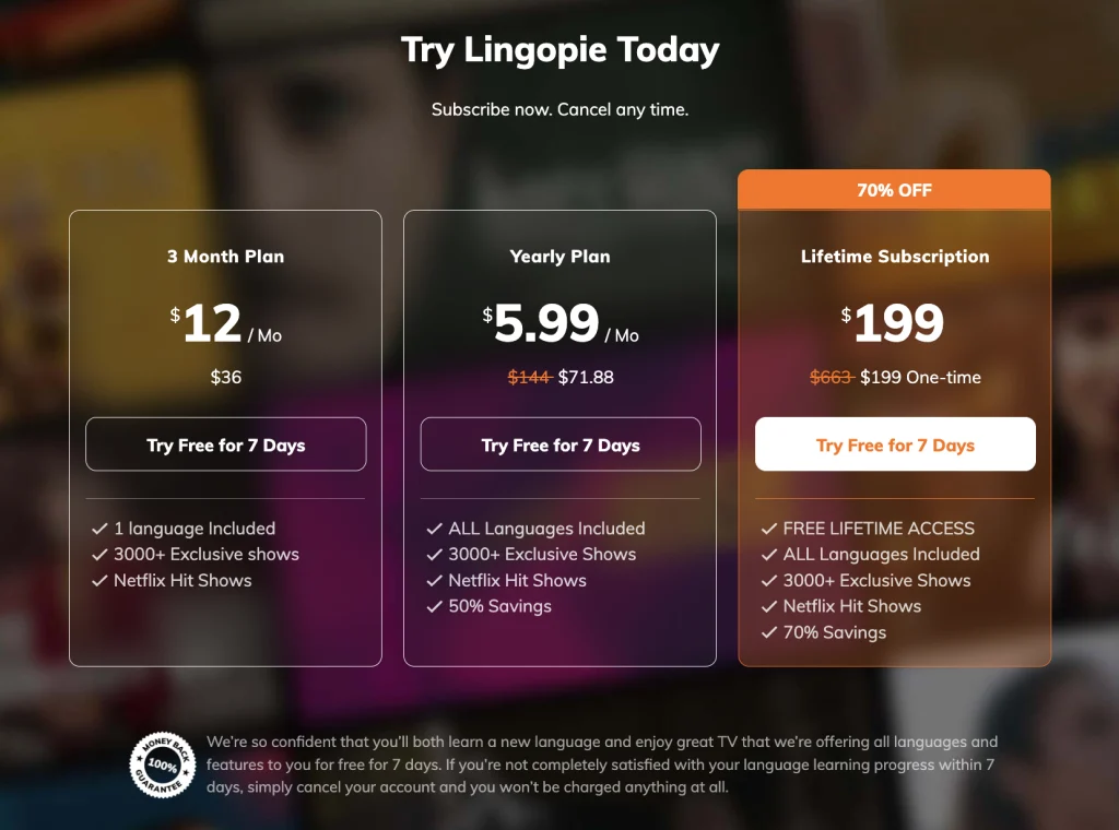 LingoPie price 2024