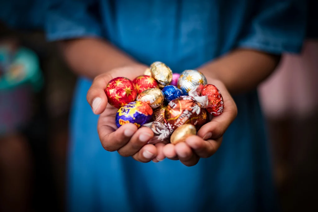 Chocolate Easter eggs